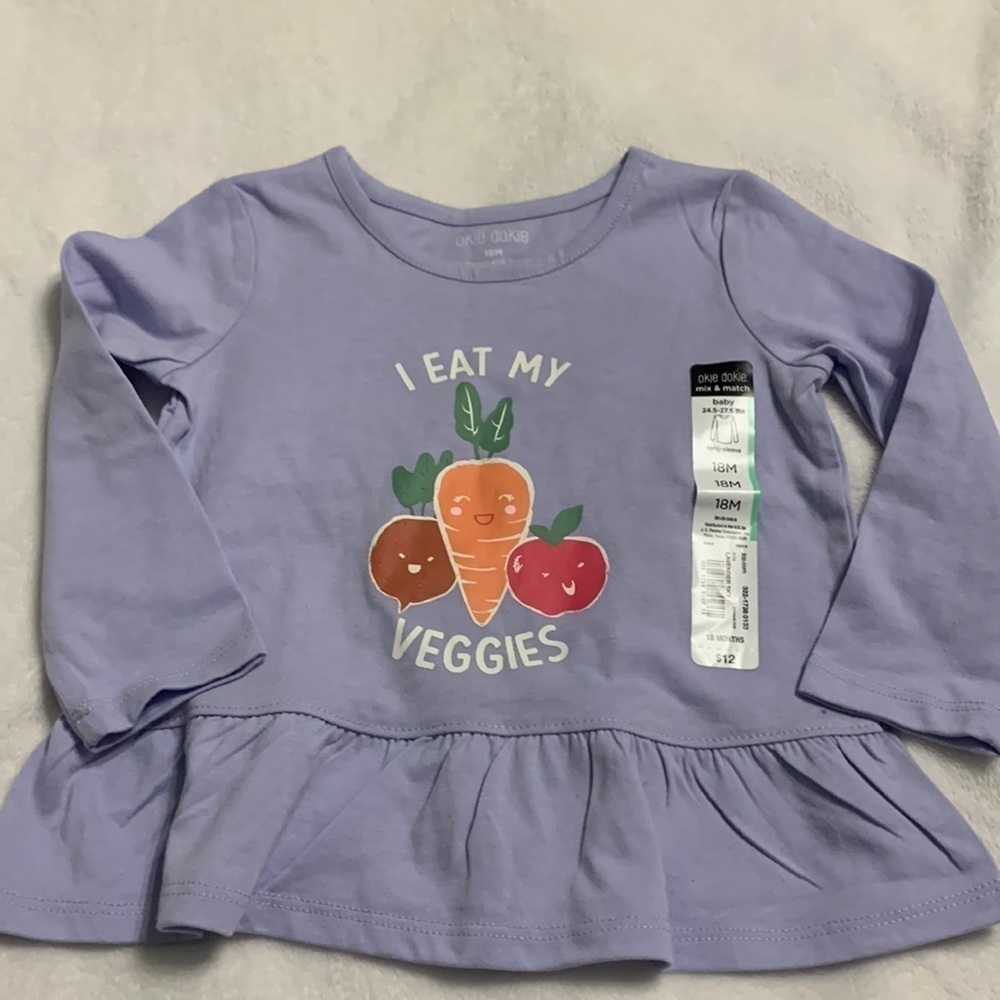 Okie Dokie Girls Graphic Top
